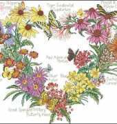 Bucilla 43363 Butterfly Garden XSD