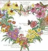 Bucilla 43363 Butterfly Garden XSD