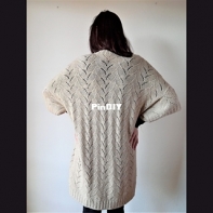Leaves & Waves Cardigan by Simona (Elegant Eyelets)