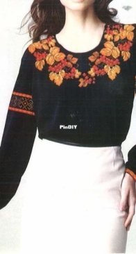 Merejka - 12-26 Embroidered Dress or Blouse XSD