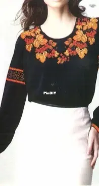Merejka - 12-26 Embroidered Dress or Blouse XSD