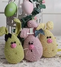 Tanjas Handarbeiten - Tatyana Enzinger - Easter Rabbits - Free