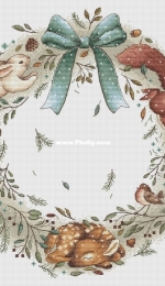 MiAxStitch - Forest Wreath by Minasyan Yana