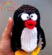 Liliksha Toys - Lilia Shaevitch -The Penguin a toy with a pocket