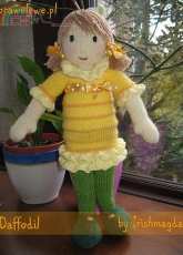 Seven Rainbows- Irishmagda- Daffodil, doll