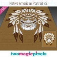 Two Magic Pixels - Native American Portrait v2