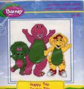 Janlynn 16-81 Barney - Happy Trio