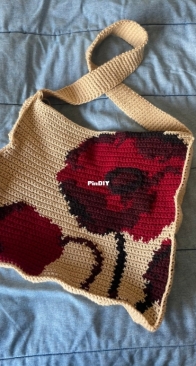 Lamp Genso inspired crossbody bag pattern Nates Knots