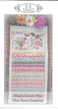 Lindsay Lane Desings - Maria Ceron 1830 Her Band Sampler