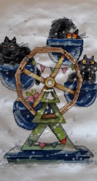 Cat-Carousel / X-Mas black Cats
