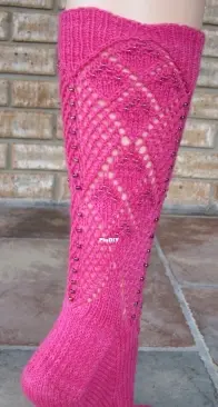 Two Ways About It Beaded Socks by Jackie Erickson-Schweitzer