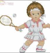 Ellen Maurer Stroh EMS Sport Babies - Tennis Girl XSD
