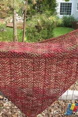 Arrowhead Lace Shawl by DragonWing Arts-English -Free