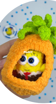 Nastik Toys - Anastasia Voronova - Анастасия Воронова(Волнухина) - SpongeBob and the Pineapple House - Губка в домике - Russian