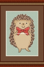 Butterfly Hedgehog by Julia Kapshuk