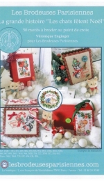 Les Brodeuses Parisiennes LBP La Grande Histoire - Les Chats Fêtent Noël