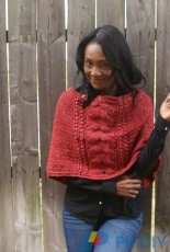 I Like Crochet- Sarah Jane Jackson - Heathered Coral Cowl and Wrap Set