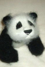 Naidanova  - Knitted Panda -Free - Russian