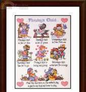 Design Works 9268 - Mondays Child