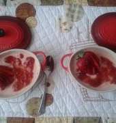 Mousse de fresas