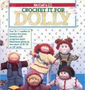 McCalls Craft Book - Crochet It for Dolly