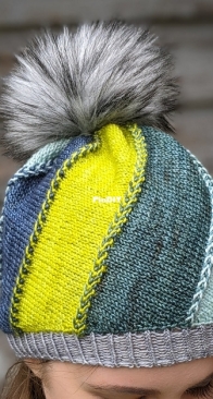 Scrap Lat Hat by Sharon Hartley - River Road Knits