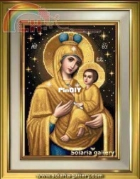 Solaria Gallery - Golden Tikhvin Theotokos by Stoyanka M. Ivanova xsd