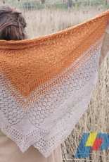 Sweet Clementine Shawl by Francesca Hughes/John Arbon Textiles