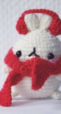 Roxys Crochet - Roxane Huyer - Charles the Christmas Bunny