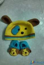 baby hat and booties