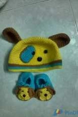 baby hat and booties