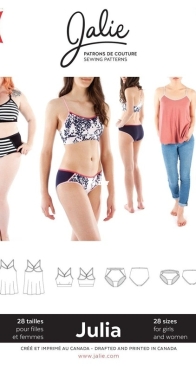 Jalie Patterns - 3886 - Julia - Sizes 2-13, 2-24 - French, English