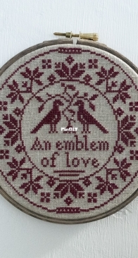 Modern Folk Embroidery - An Emblem of Love XSD