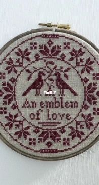 Modern Folk Embroidery - An Emblem of Love XSD