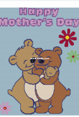 Carole Bryant - Happy Mothers Day Bears Blanket