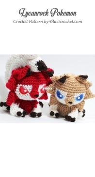 Lazi Crochet - Aoi Tran - Lycanrock Pokémon