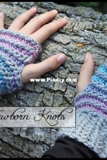 Newborn Knots - Amanda Chapman - 92 Unforgettable Ridges Fingerless Gloves