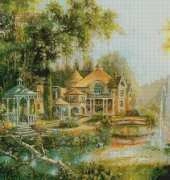 A famous great picture FG-P038 House in the woods