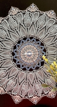 Fereshte Tarband - Garnet Doily - English