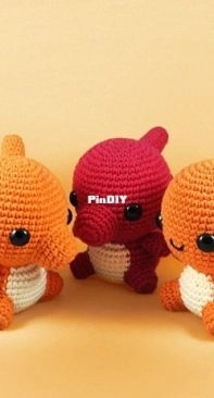 Vin Crafty - Erin Kim - charmeleon, Charizard, Charmander