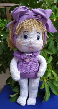 Crocheted  little girl