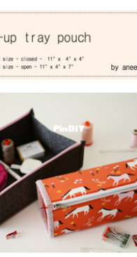 Aneela Hoey - Zip Up Tray Pouch