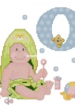 ABC Babies O from Las Labores de Ana Extra Baby 29 PCS
