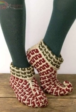 Elf Slippers Knit (archived) by Kj Hay-Free