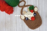Crazy 4 Crochet Momma - Furls Crochet - Miranda Nippert - Rudolph Crochet Purse