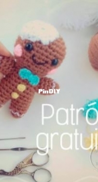 Amigurumis San Vicente - Mabel Berríos Vergara - Gingerbread Man - Hombre de Jengibre - Spanish - Free