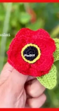Valerie Filuncrochet - Valerie Moreau -  Le Coquelicot / Poppy - French - Free