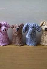 Frankies Knitted Stuff-Finger Puppets by Frankie Brown-Free