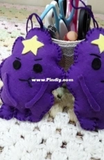 Lumpy Space Princess in felt