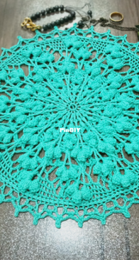 Fereshte Tarband - Spring Bloom Doily - English